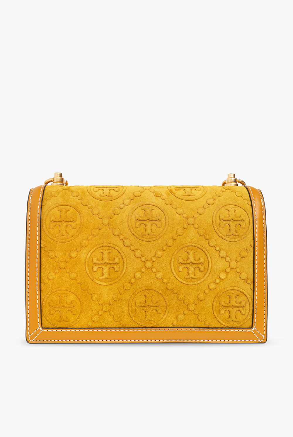 Yellow Shoulder bag in patent leather Tory Burch